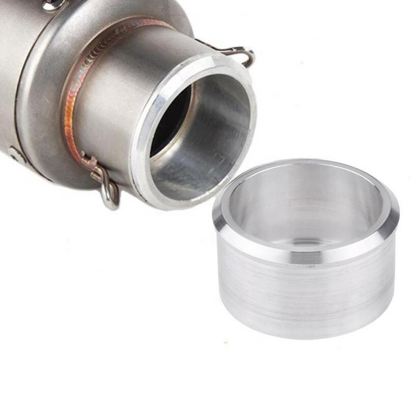 60mm đến 51mm bộ chuyển đổi ống xả xe máy giảm thanh đầu nối giảm thanh bằng thép không gỉ 304