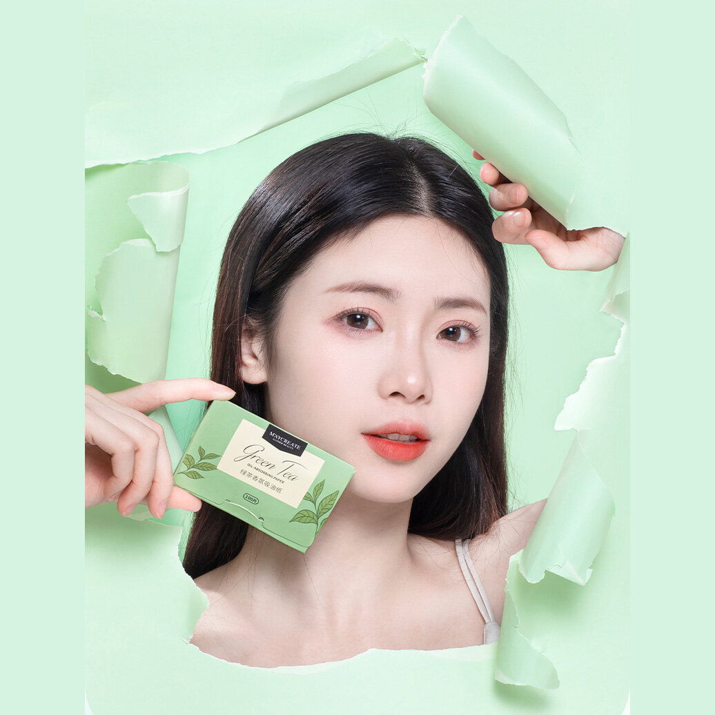 Da lộn dầu thấm giấy chiết xuất dầu hút giấy dầu cầm tay thấm giấy Giấy thấm dầu làm mới dầu thấm giấy nhẹ nhàng dầu thấm giấy