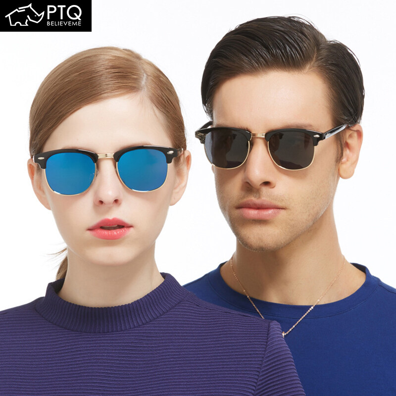 PTQ Sunglasses New Fashion Sun Glasses Simple Polarized Sunglasses for Men Casual Comfortable Shades Glasses for Women