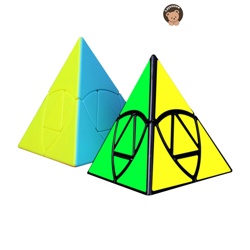 Lzy RC Qiyi 3x 3 khối lập phương thần kỳ kim tự tháp Mastermorphix khối