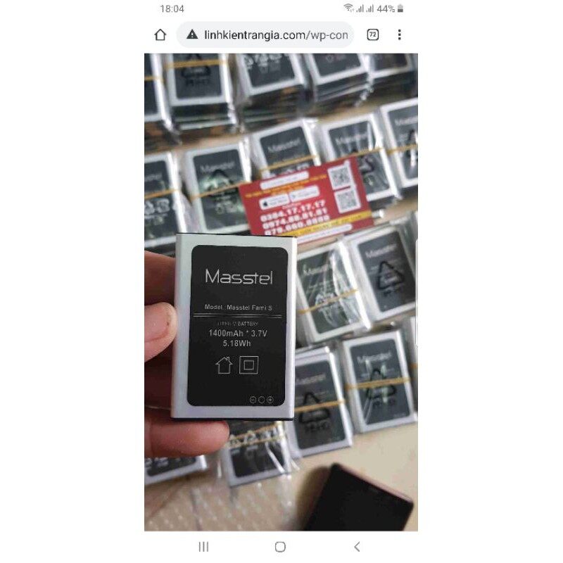 Pin masstel fami s /fami 12/fami 5...