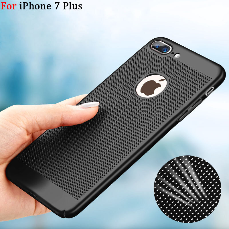 Ốp Lưng Tản Nhiệt Siêu Mỏng Ốp Lưng Cho Điện Thoại Siêu Mỏng PC Cứng Mờ Siêu Mỏng Thoáng Khí Dành Cho iPhone 7 Plus