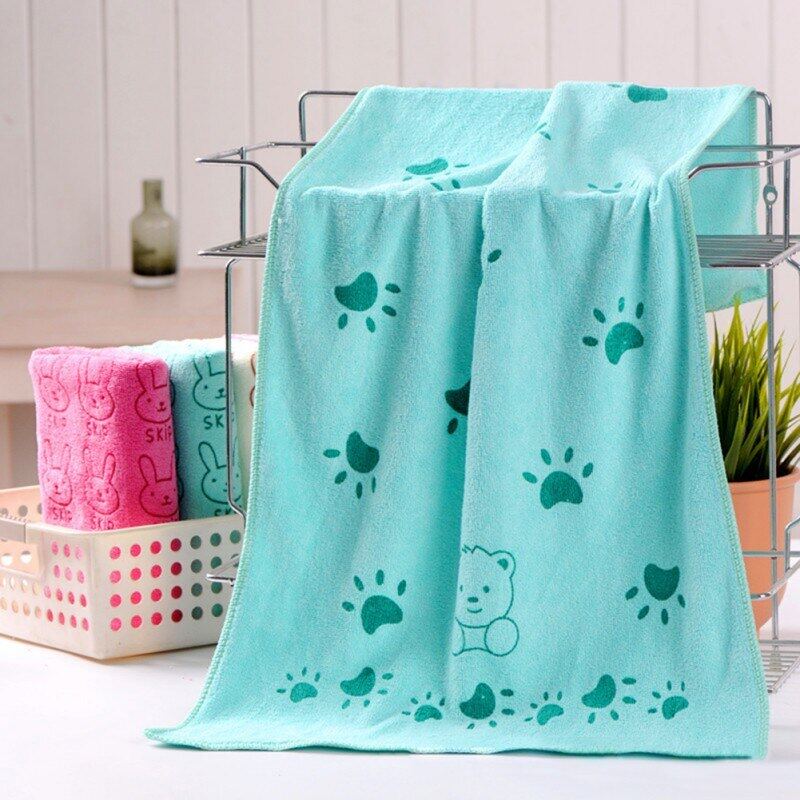 Muslin 100% Cotton Cat Paw Print Baby Swaddles Soft Newborn Blankets Bath