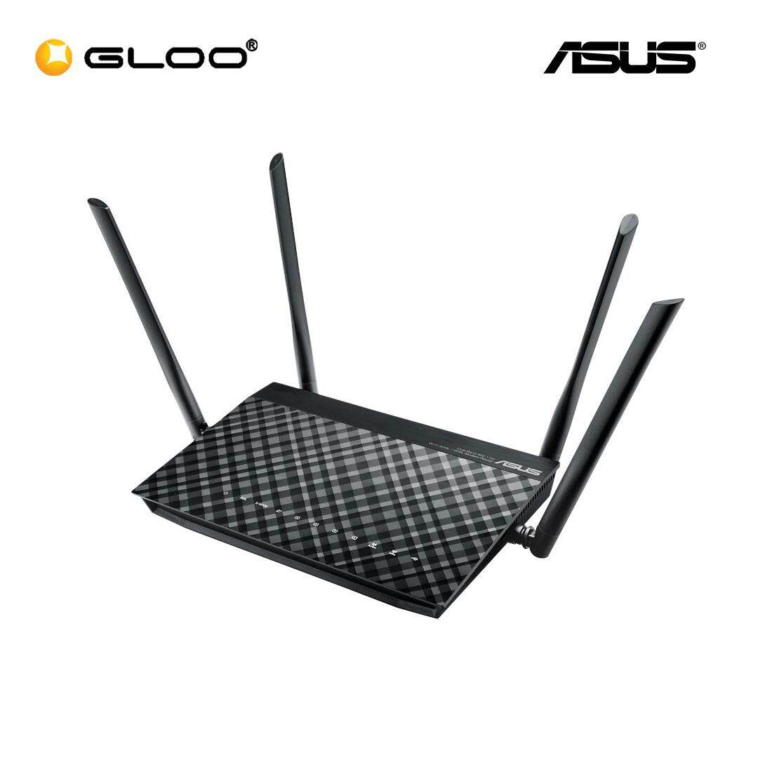 Asus DSLAC52U/DualBand/Wifi Modem Router Black New PGMall