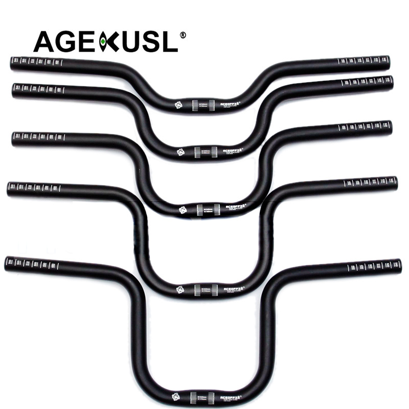 Tay Lái Xe Đạp Aceoffix M 25.4Mm W540mm H50 80 100 140 170Mm, Xe Đạp Gấp 3 Sáu Mươi Cho Brompton Pbike