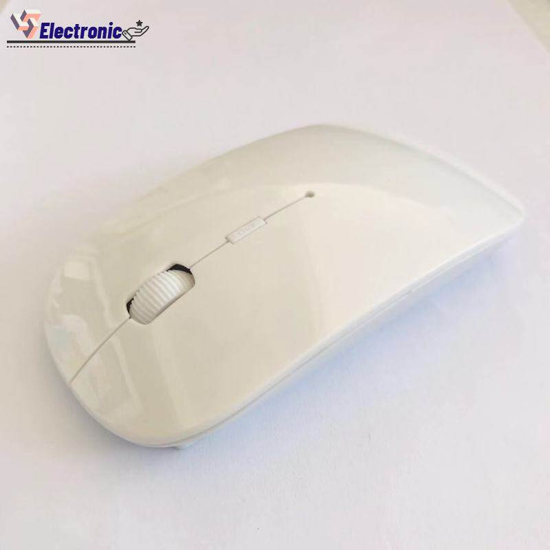 【E & H】 Chuột Không Dây 2.4G, USB Receiver , Ultra Slim Chuột Quang Chơi Game Cho Máy Tính Xách Tay PC Usb Chuột Màu Đỏ