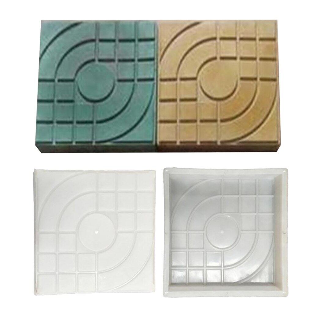 27x27x4cm nhựa nhà sản xuất gạch khuôn tự làm lối đi trong vườn vuông bê tông lát vỉa hè lối đi thiết kế xây dựng sân vườn bài luận
