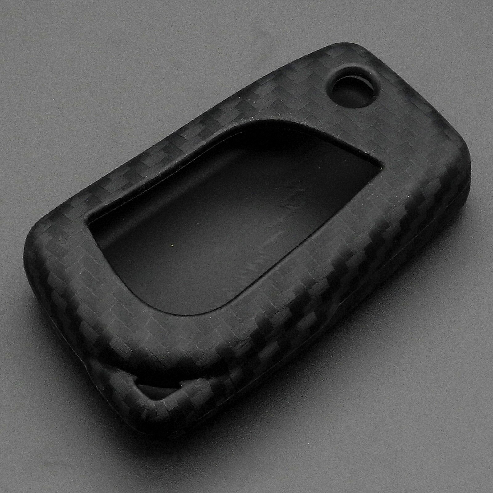 【Sell-Well】 Falcon Automotive Jingyuqin Ốp Sợi Carbon Silicon Khóa Điều Khiển Từ Xa Cho Toyota Highlander Corolla EX VIOS Ốp Lật Xe Hơi 3 Nút Chìa Khóa Gập