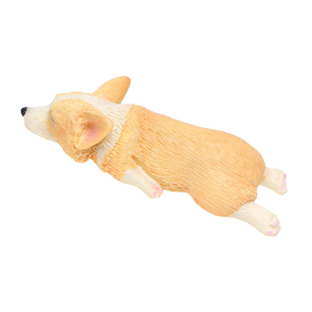 Various Miniature Lying Corgi Dog Ornament Flower Pot Figurine Terrarium Bonsai Home Garden Wedding Decor