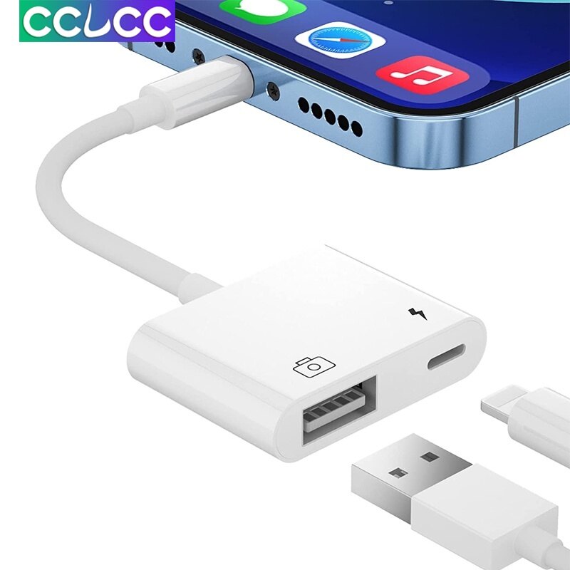 Bộ Chuyển Đổi Lightning Sang USB OTG Bộ Chuyển Đổi Camera USB 3 Bộ Chuyển Đổi OTG USB Cái Tương Thíc