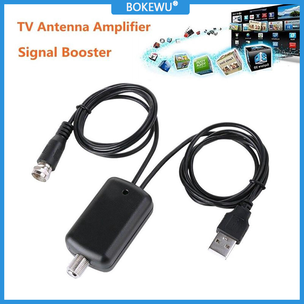 BOKEWU Tín hiệu ăng -ten kỹ thuật số trong nhà 4K khuếch đại TV HDTV Viên vệ tinh trên không HDTV VHF UHF tín hiệu ăng -ten tín hiệu
