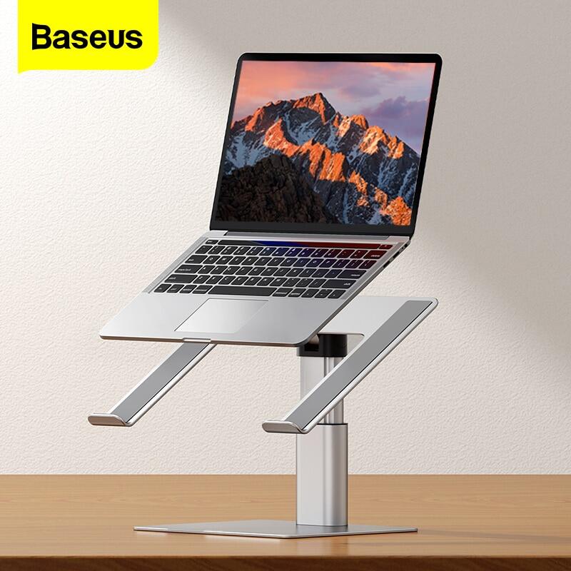 Baseus có thể điều chỉnh giá đỡ laptop nhôm notebook hỗ trợ macbook pro air ipad máy tính bảng máy tính để bàn giá đỡ kim loại laptop giá đỡ