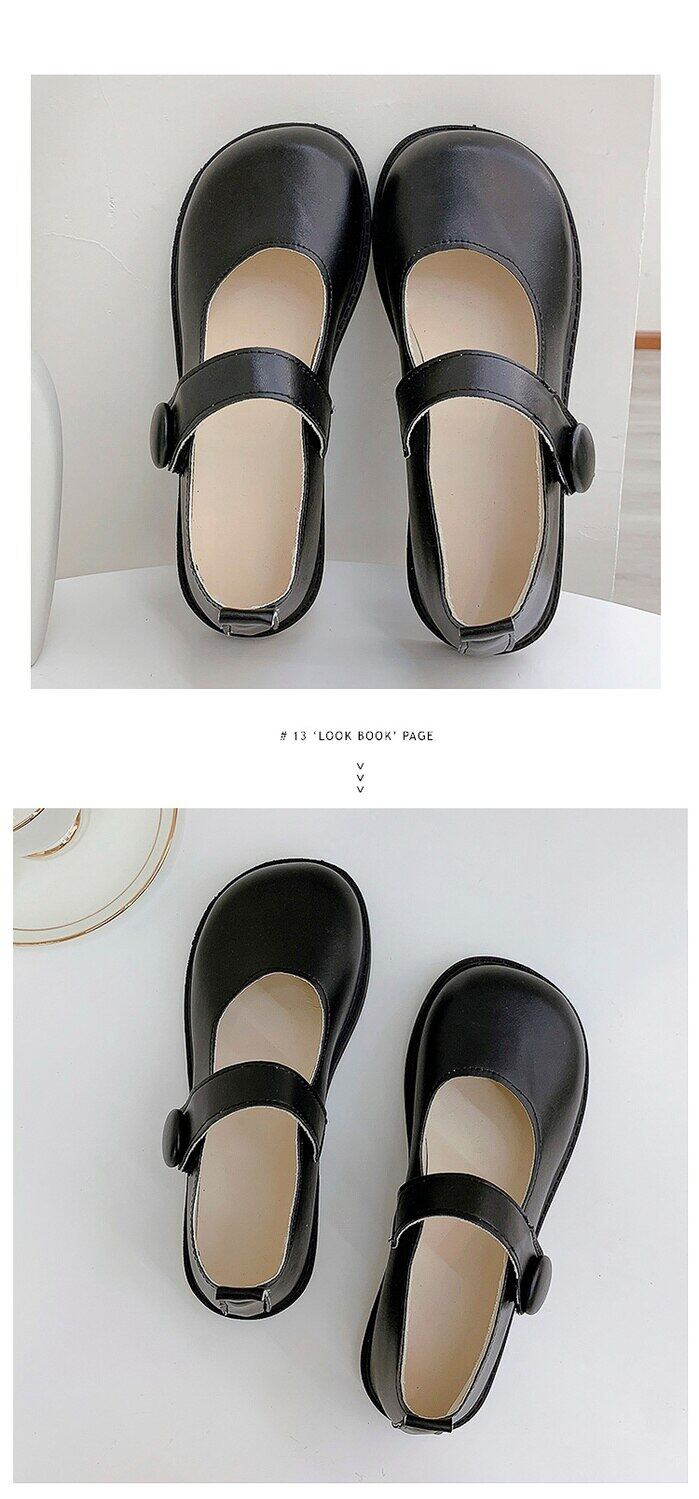 Small leather shoes female students Korean version of the wild retro Japanese round head soft girl cute 2020 spring and autumn new Mary Jane jk