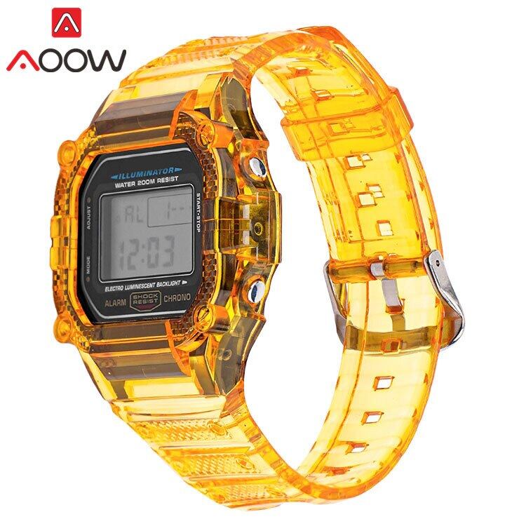 Nhựa Trong Suốt Thể Thao Dây Đeo Bezel Cho Casio G-SHOCK DW5600 GW-5610 Mềm Người Đàn Ông Thay Thế B