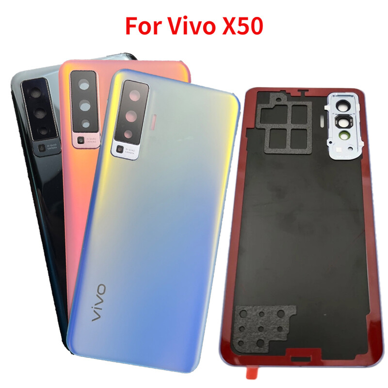 Original Back Glass For Vivo X50 2004 X50 5G V2001A 2005 Battery