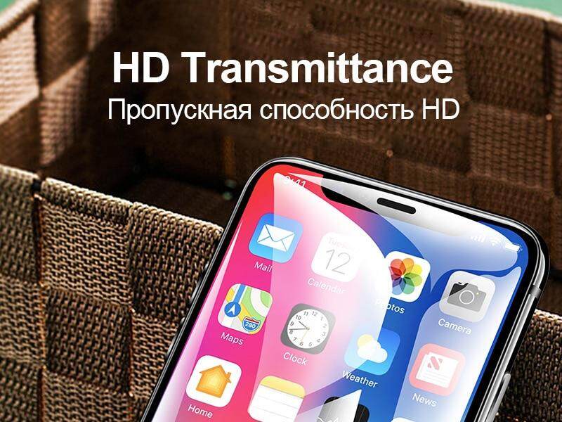 TOMKAS 6D Full Cover Curved Tempered Glass For iPhone X Screen Protector For iPhone 6 6S Plus 8 7 Plus Protective Glass Film