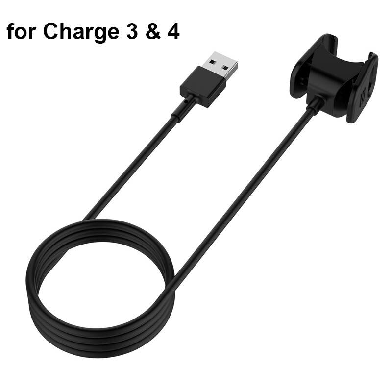 Bộ sạc tương thích với sạc fitbit 3/4, usb thay thế cáp sạc cho sạc fitbit 4 và sạc 3 se
