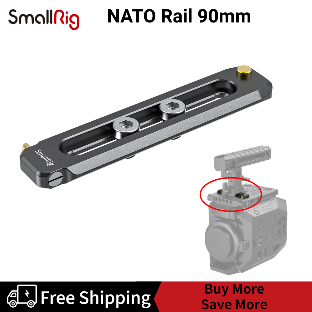 Smallrig đường sắt nato cấu hình thấp 90mm bun2484
