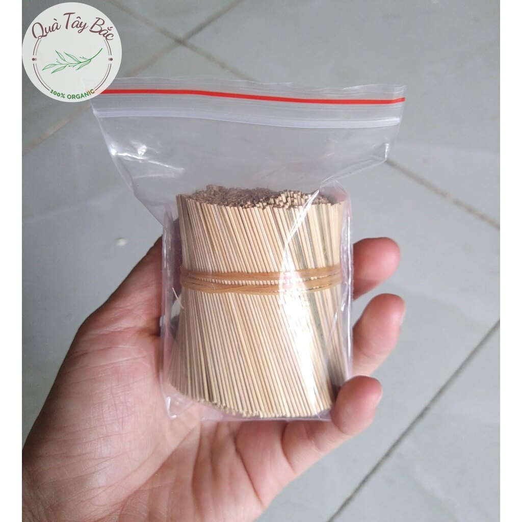Tăm tre xỉa răng vip bó 100g