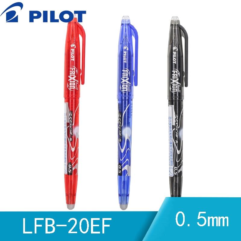 1pcs Pilot Frixion Pen LFB-20EF Erasable Gel Ink Pen Medium Tip 0.5 mm Classic Style Wipe Clean Thermostatic pen