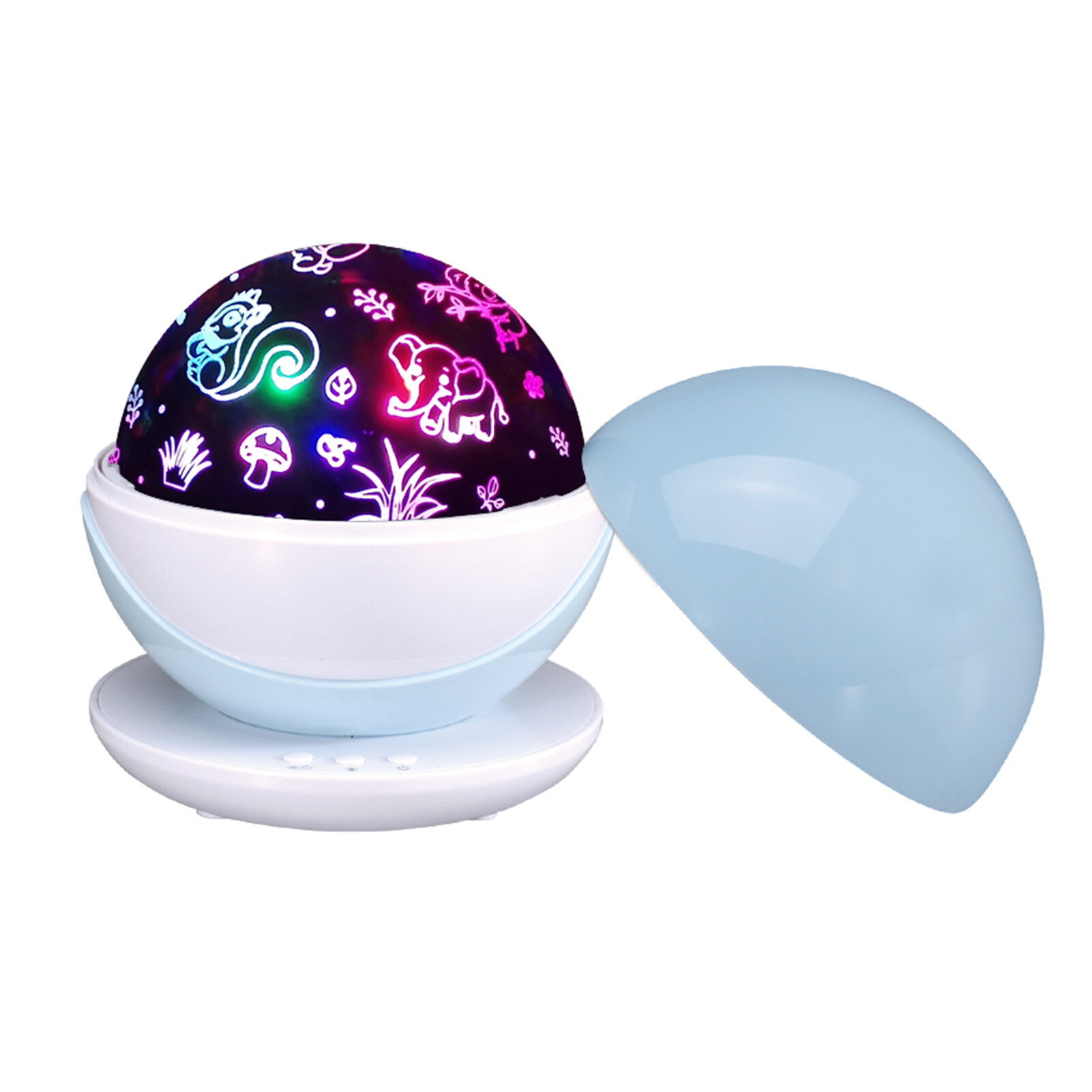 Đèn LED Nhiều Màu Đèn Chiếu Hình Cầu Kỳ Diệu Đèn Ngủ Xoay Được Có Nắp Hình Động Vật/Ngôi Sao Đèn Hiệu Ứng Sân Khấu Hoạt Động Bằng Pin USB/4 * AAA Cho Sàn Nhảy KTV Bar Quà Tặng Ngày Lễ Hội Tiệc Tùng Tại Nhà