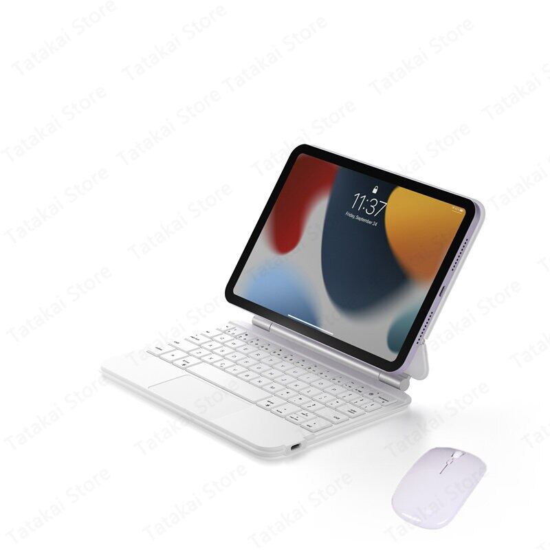 1 bàn phím ma thuật cho teclado iPad Mini 6 8.3 Bàn phím có đèn nền trường hợp iPad thế hệ thứ 10 Ip