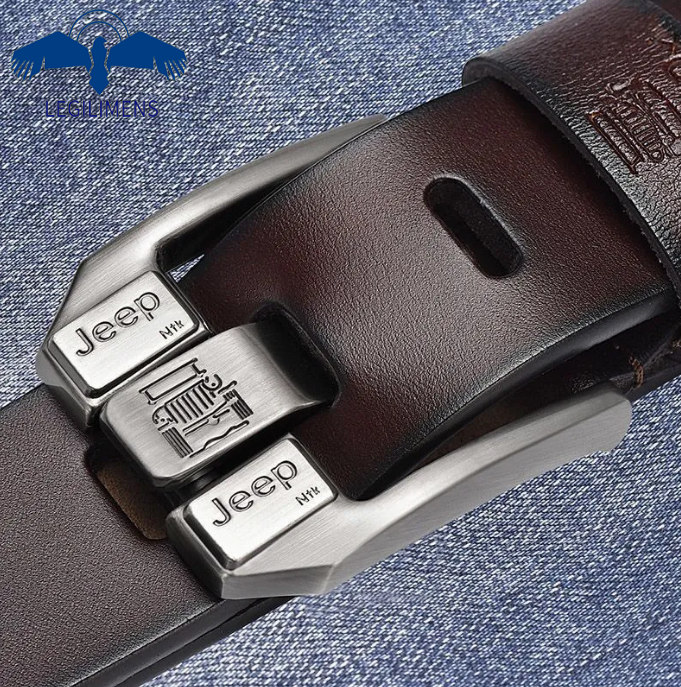 Người Sáng Tạo Hợp Kim Pin Khóa Thắt Lưng Cho Nam Doanh Nhân Nam Casual Genuine Leather Belt Fancy Vintage Jean Cintos Thắt Lưng Classice Dây Đeo