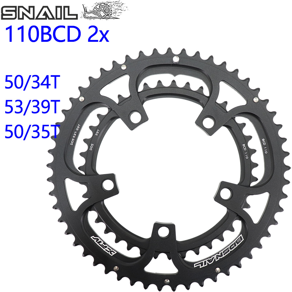 Sên Xích Đôi Xích Tròn 110bcd Cho Xe Đạp Đường Trường Sỏi 2X53T 39T 50T 35T 34T, Dành Cho Cx Gravel Sram Red Rival S350 S900 110 Bcd