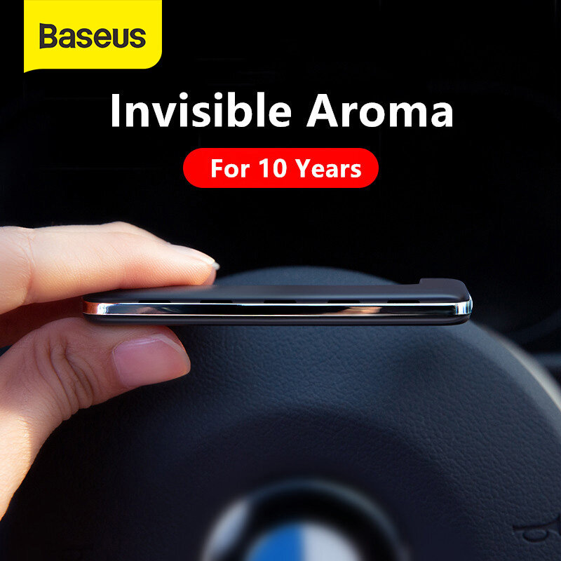 Baseus Máy làm mát không khí ô tô Nước hoa Kẹp điều hòa không khí tự động Bộ khuếch tán Nước hoa tự nhiên rắn Phụ kiện ô tô