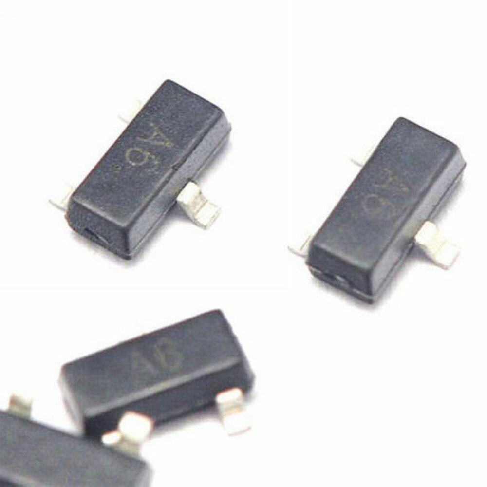 100pcs bas16 A6 sot-23 chuyển đổi điốt SMD Transistor
