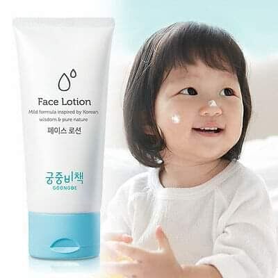 Kem dưỡng ẩm bảo vệ da mặt cho bé từ 0 tháng tuổi / Goongbe Face Lotion