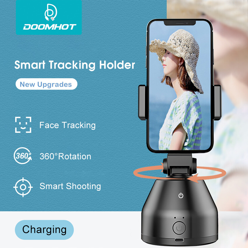 DoomHot Giá đỡ điện Thoại Tự động Xoay Gậy Chụp ảnh Tự Xoay 360 Camera Thông Minh Theo Dõi Khuôn Mặt Xoay 360 ° Theo Dõi Thành Phần AI Theo Dõi Khuôn Mặt & Đối Tượng Tự Động Theo Dõi Quay Vlog