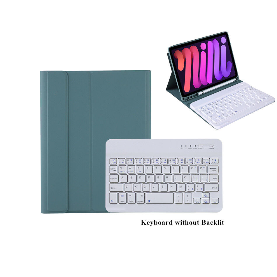 7 Colors Backlight Keyboard for iPad Mini 6th generation 2021 Smart