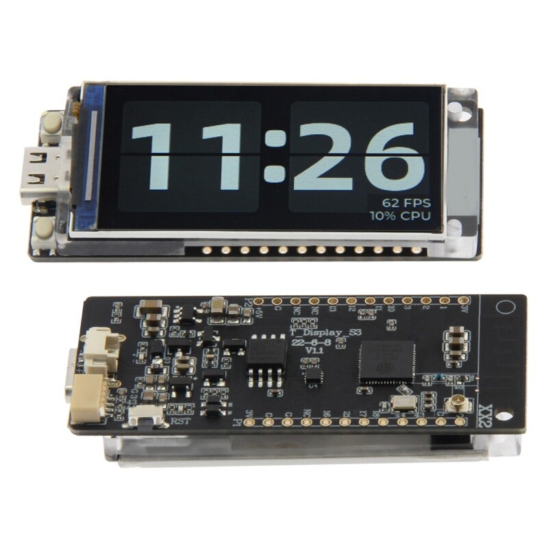 Lilygo bảng phát triển màn hình lcd t-display-s3 esp32-s3 1.9 in st7789 mô-đun không dây wifi bluetooth-compatible5.0