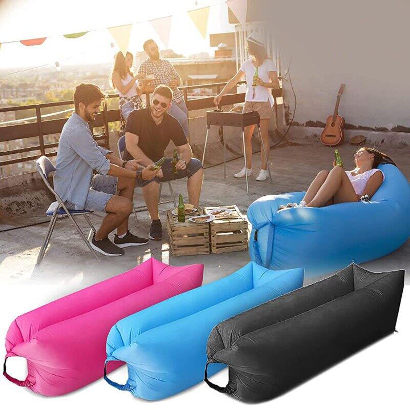 Outdoor Inflatable Sofa Camping Sleeping Pad Mattress Ultralight Air