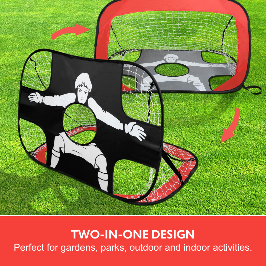 Enhanced Stable Connection Football Goal Football Goals for Children, Pop Up Goal, Garden Football Goal, Outdoor Foldable Football Goal Trainer with Carry Bag, Foldable Football Goal for Family Team, Children, Backyard Games ราคา 453 บาท*ส่งฟรี