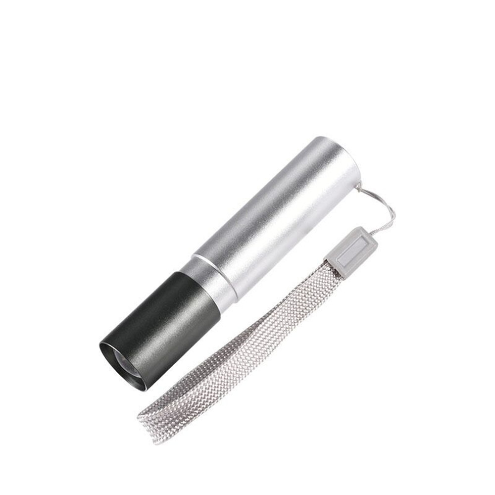 Super-bright Mini Flashlight USB Rechargeable Small Lamp with 3 Light Modes and Built-in Battery