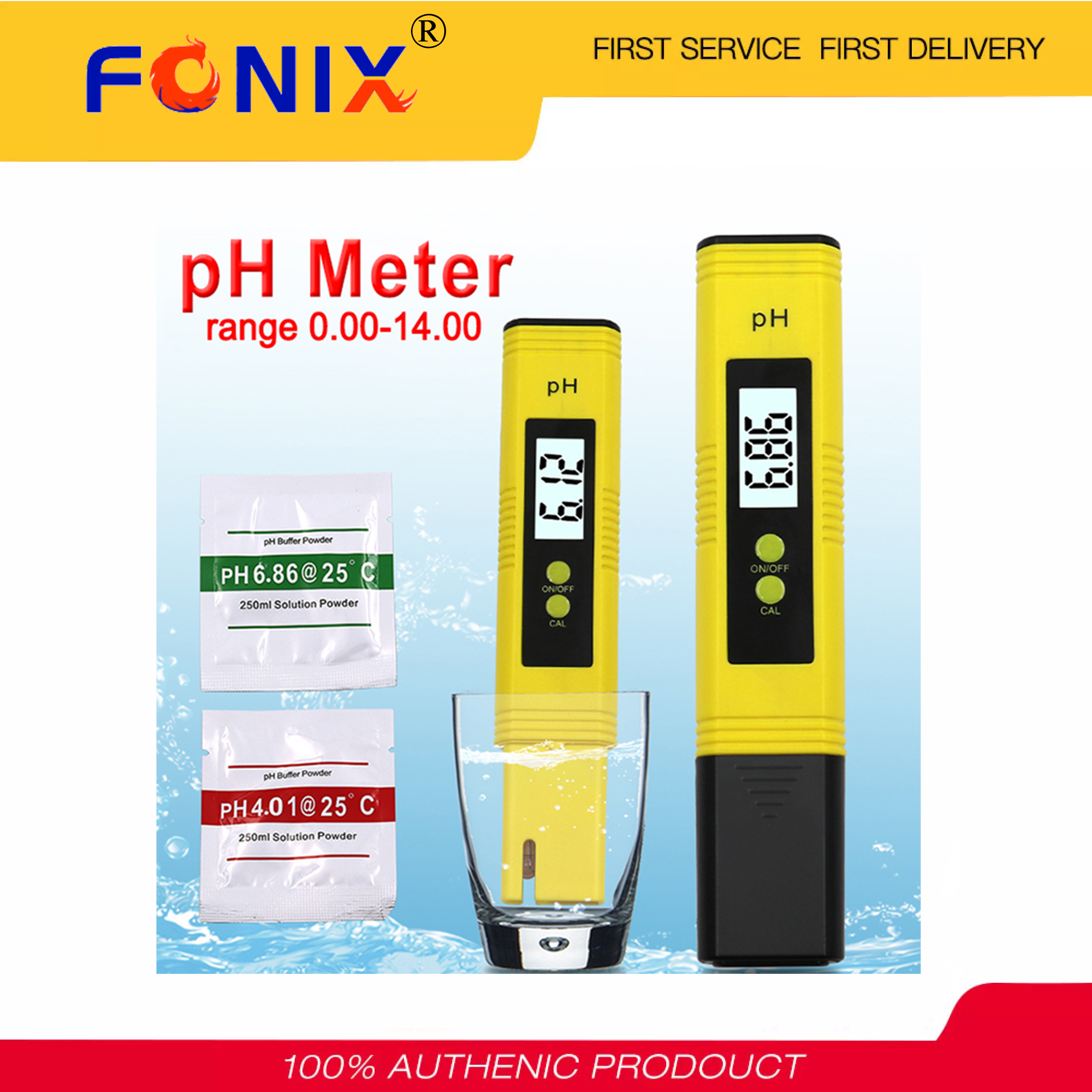 Bút đồng hồ đo độ ph lcd kỹ thuật số fonix, bút máy đo độ tinh khiết của nước kĩ thuật số độ tinh khiết của nước bộ lọc ppm tds ec máy kiểm tra nhiệt độ, máy kiểm tra độ chính xác 0.1 hồ thủy sinh nước tiểu tự động hiệu chuẩn