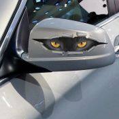 Funny Cat Eyes Peeking Car Sticker - Waterproof Auto Accessories