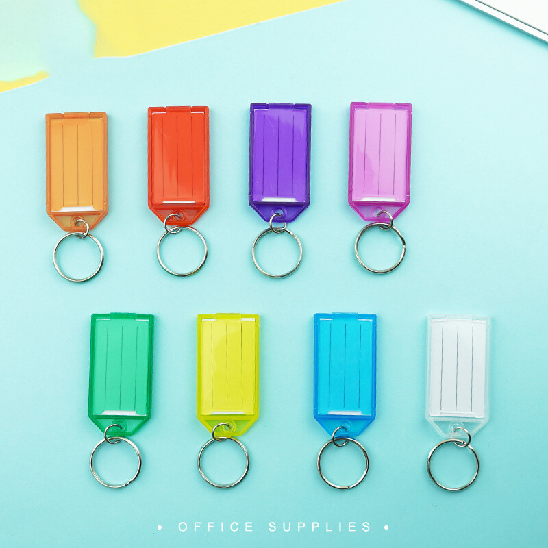 Key Tags Plastic Tags Labels Key Identifiers Split Ring