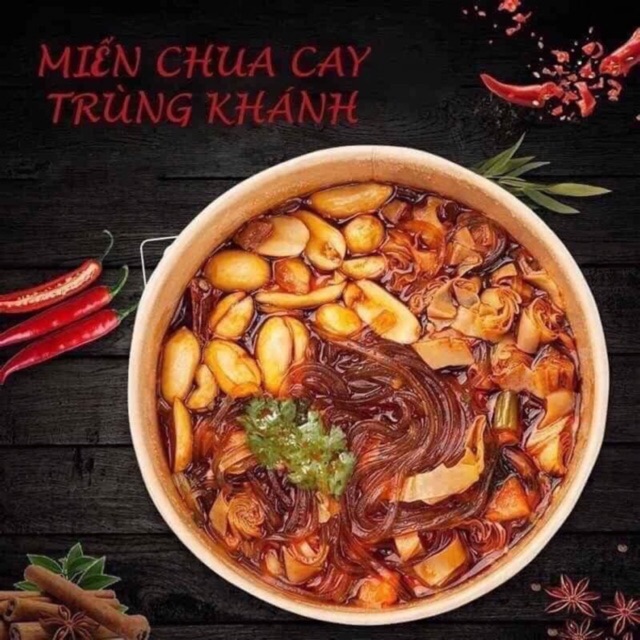 1 thùng 6 hộp loại 142gr miến trùng khánh