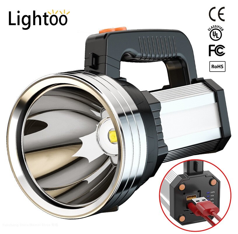 Đèn pin 500000lm đèn pin 1000000 lumens đèn rọi mạnh mẽ đèn rọi xhp70 1500m đèn pin tầm xa chịu lực cao đèn khẩn cấp đèn pin sạc đèn pin đèn flash cầm tay chính hãng chống nước siêu sáng đèn làm việc cắm trại đèn câu cá