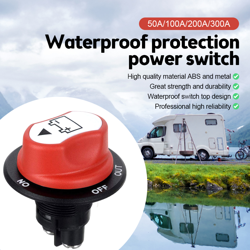 🚙occkic bộ cách ly ắc quy 300a công tắc ngắt kết nối an toàn cho xe hơi hàng hải xe tải thuyền rv atv phụ kiện xe hơi công tắc ngắt điện ắc quy