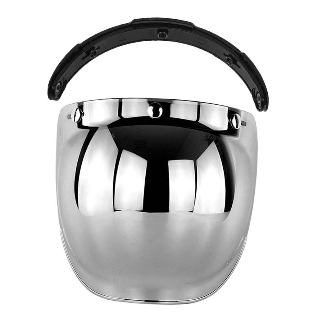 Helm pelindung gelembung 3-Snap pelindung wajah lensa