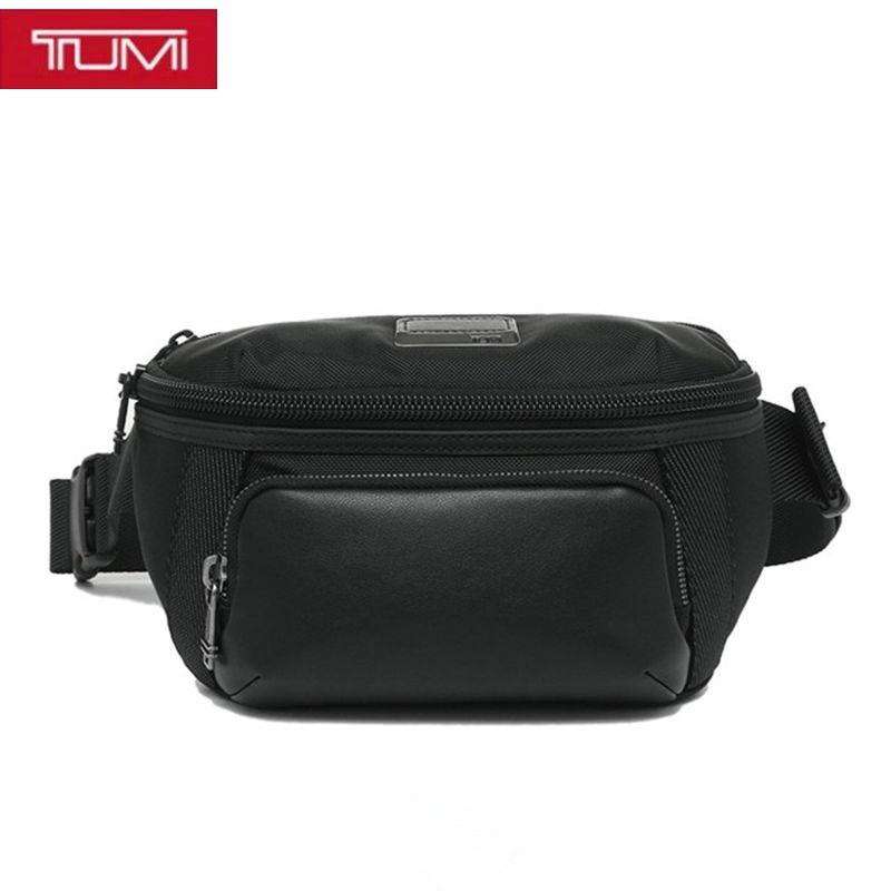 TUMI name 232401 men's ballistic nylon waist bag casual travel outdoor shoulder crossbody bag American imported original