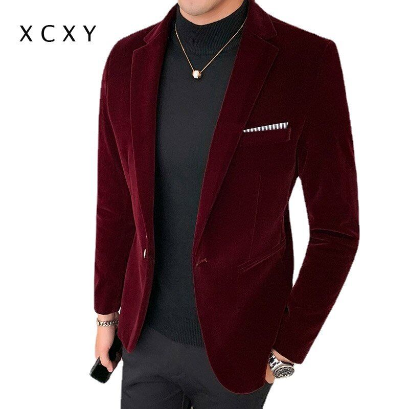 Áo khoác váy cưới nhung autum mới 5xl áo khoác blazer cho nam áo khoác vest thường nhật thời trang áo khoác blazer công sở cho nam sân khấu