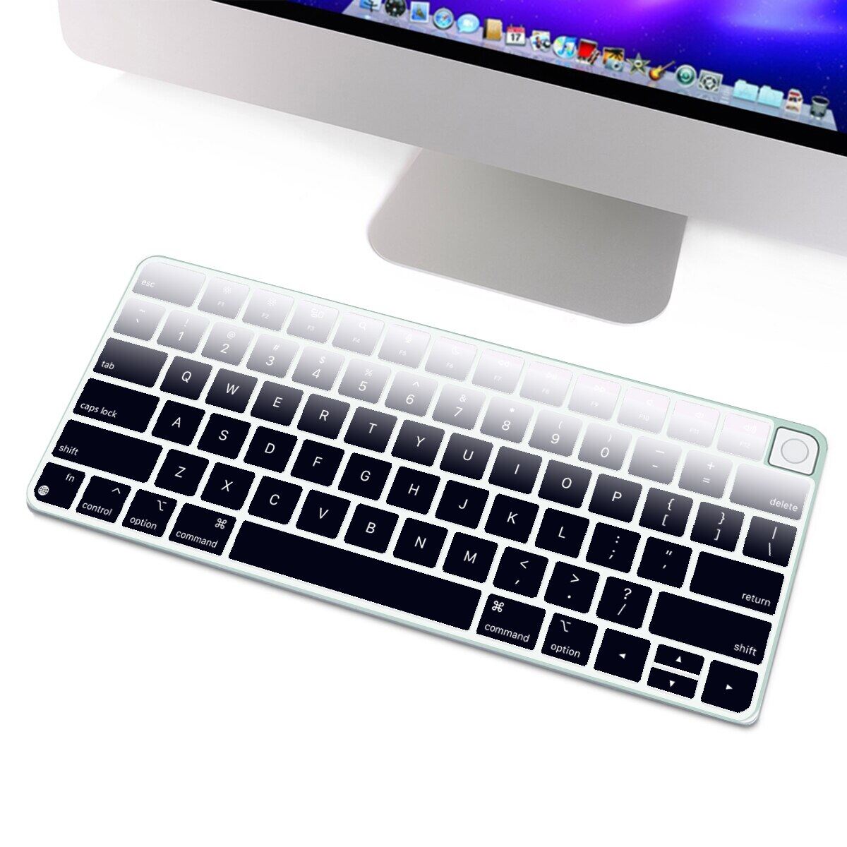Miếng dán bàn phím thích hợp cho apple magic miếng dán a2450 a2449 miếng dán bảo vệ bàn phím imac ốp bàn phím silicone bluetooth mới