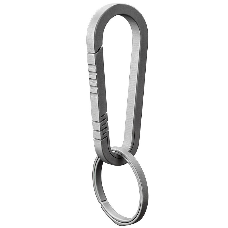 Móc Khóa Hợp Kim Titan Nhẹ Ba Lô Treo Khóa Đi Bộ Leo Núi Carabiner