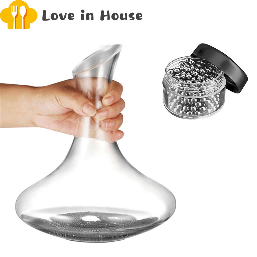 300 Chiếc Rượu Trà Vết Bẩn Làm Sạch Bình Đựng Cốc Chai Thủy Tinh Làm Sạch Bóng Viên Inox Đính Hạt Đánh Răng Thanh Công Cụ Phụ Kiện