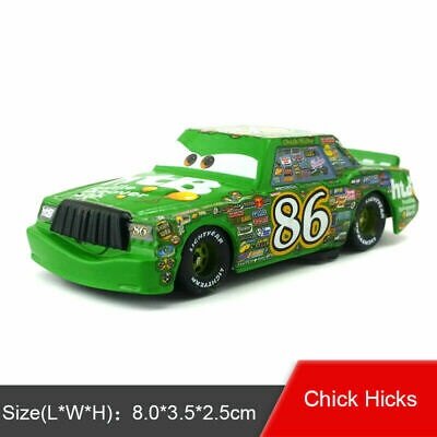 Disney Pixar Car Toys Police Mcqueen Piston Cup Racer Lightning Dinoco Jackson Storm 1:55 Diecast Vehicle Metal Alloy for Preschool Children Boys Cars Model Children's Birthday Gift - 8